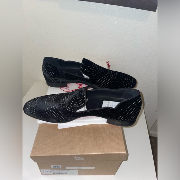 Christian Louboutin dandy chick  Orlato flat Sz 43 made in Italy 100% Authentic - Picture 3 of 6